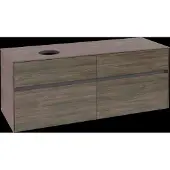 Villeroy & Boch V&B Waschtischunterschrank Collaro 140x54,8x50cm, WT links, Arizona Oak