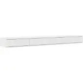 vidaXL Bett-Schubladen Weiss 180x36,5x16,5 cm aus Holzwerkstoff