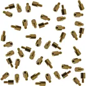 InLine Abstandshalter Schraubenset, für Mainboards, metrisch, 50-teilig, Metall, Gelb