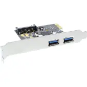 InLine Schnittstellenkarte (inkl. LP), 2x USB 3.0 mit SATA Strom - PCIe