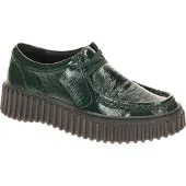 Clarks Shoes TORHILL BEE Damenschuhe - bequeme Schnür- Halbschuhe grün
