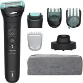 Philips Body Groomer 7000 Series - 2D-Flex-Scherkopf und duales Trimm-/Rasiersystem - BG7475/15