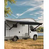 Vevor Markise für Wohnmobile elektrische wasserdichte Seitenmarkise (6114 mm) mit Aluminiumlegierungsrahmen, Sonnenschutz für Camping