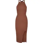 Urban Classics Crossed Back ärmelloses Midikleid