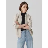 Vero Moda VMCOCO Light, Bomber, Weiblich, Erwachsener, Polyester, Elasthan, Grau