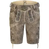 Spieth & Wensky Lederhose "Hornbeck" detailreiche Stickerei