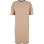 Urban Classics A-Linien-Kleid "Damen Ladies Organic Oversized Slit Tee Dress" 1 Stk. tlg.