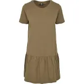 Urban Classics A-Linien-Kleid "Damen Ladies Valance Tee Dress" 1 Stk. tlg.
