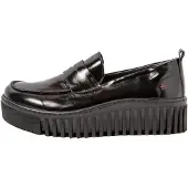 Art für Damen. 115301401003_001 Lederhalbschuhe 1530 schwarz (39), 3 bis 5 cm, Keine, Lässig