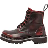 Art Unisex. 1116616F4003_008 Leder-Stiefeletten 1166 Marina kastanienbraun (36), Wohnung, Schnürsenkel, Lässig