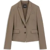 BOSS Slim-Fit Blazer aus elastischer Gabardine Grösse 32