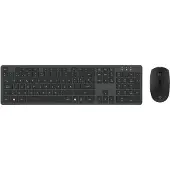 Conceptronic Kabellose Tastatur- und Maus-Kombination, Spanisches Layout, Volle Größe (100%), Kabellos, RF Wireless, QWERTY, Schwarz, Maus enthalten
