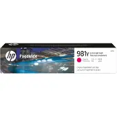 HP 981Y Magenta Original PageWide Druckerpatrone mit sehr hoher Reichweite, Hohe (XL-) Ausbeute, Magenta, Tinte auf Pigmentbasis, 183 ml, 1 Stück(e), 16000 Seiten