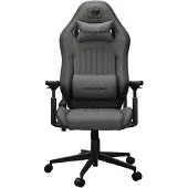 Cougar Gaming-Stuhl Explore Royal Gray F, Universal-Gamingstuhl, 120 kg, Schwarz/Grau, Schwarz, Grau, Stoff