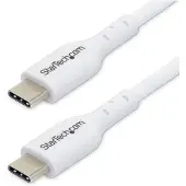 StarTech.com .com 2m USB-C-Ladekabel, Laden und Synchronisieren, 60W (3A) Power Delivery, USB 2.0 Laptop-Ladekabel, Weiß - USB C Ladekabel, 2 m, USB C, USB C, USB 2.0, 0,48 Gbit/s, Weiß