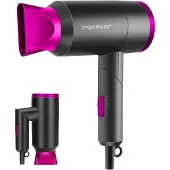 Aigostar Reiseföhn 1400W, Klappbar, Kompakt, Schwarz, Konzentrator