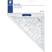 Staedtler Geodreieck 22cm Acryl m.Griff trans