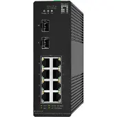 LevelOne Hilbert 10-Port Gigabit PoE Smart Lite Switch, 8 PoE Ausgänge, 2 x Gigabit SFP, 802.3at/af PoE
