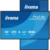 Iiyama LH5075UHS-B2AG, Digital Signage Flachbildschirm, 125,7 cm (49.5"), LCD, 3840 x 2160 Pixel, WLAN, 24/7