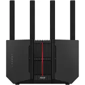 Asus RT-BE92U, Wi-Fi 7 (802.11be), Tri-Band (2,4 GHz/5 GHz/6 GHz), Ethernet/LAN, Schwarz, Tabletop-Router