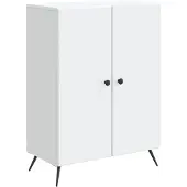 vidaXL Sideboard Weiß 66 x 34,5 x 90 cm Holzwerkstoff