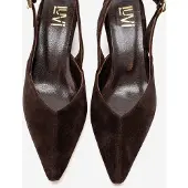 Forever & Always Dioris Leder-Slingback-Kitten-Heel-Pumps
