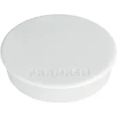 Franken Kraftmagnete , rund, bis 2,5 kg, Speziallackierung, Ø 38 mm, Kunststoff, weiß, 10 Stück
