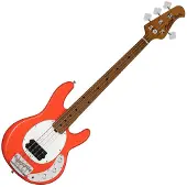 Sterling By Music Man Sterling StingRay Short Scale Bass Fiesta Red