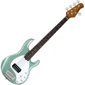 Sterling By Music Man Sterling StingRay RAY35 Bass Dorado Grün