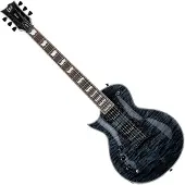 ESP Guitars ESP LTD EC-1000 Piezo linkshändig See Thru Black