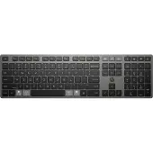 HP 725 Kabellose Tastatur, Multi-Device, QWERTZ, BT + RF, Schwarz