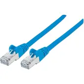 Intellinet Premium Netzwerkkabel, Cat6, S/FTP, 100% Kupfer, Cat6-, LS0H, RJ45-Stecker/RJ45-Stecker, 15,0 m, blau, 15 m, Cat6, S/FTP (S-STP), RJ-45, RJ-45, Blau