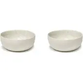 Serax - Zuma Schale by Kelly Wearstler, Ø 12,5 cm, Salt / weiß (2er-Set)