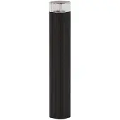 LINDBY Wegeleuchte Halvar, 50 cm, schwarz, IP65, GU10