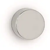 MAUL Neodym-Scheibenmagnet, 15 mm, Haftkraft: 8 kg, silber
