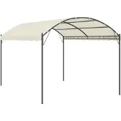 vidaXL Pavillon Stoff Creme