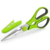 Rapesco Mehrzweck Küchenschere 21 cm, Edelstahl, Universal
