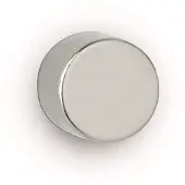 MAUL Neodym-Scheibenmagnet, 12 mm, Haftkraft: 5,3 kg, silber