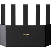 Tenda TE3L v1.0 BE3600, Wi-Fi 7 (802.11be), Dual-Band (2,4 GHz/5 GHz), Ethernet/LAN, Schwarz, Tabletop-Router
