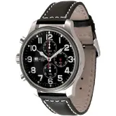 Zeno-Watch Basel Zeno-Watch - Armbanduhr - Herren - Chrono - Oversized Pilot - 8557TVD-Left-a1