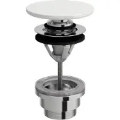 Laufen Ablaufventil KARTELL mit Klick-Klack grau