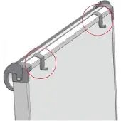 Franken Flipchartblockhalter
