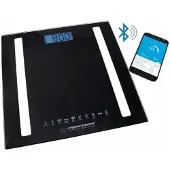 Esperanza EBS016K, Elektronische Personenwaage, 180 kg, Schwarz, 5 kg, kg, Quadratisch