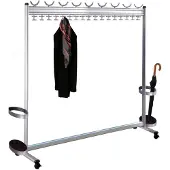 Kerkmann Garderobe multiline, B 1800, 18 Hut-/68 Mantelhaken