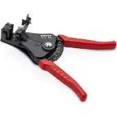 Knipex Abisolierzange L.180mm schwarz lack.Ku.-Überzug m.Öffnungsf.