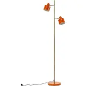 Dyberg Larsen Ocean Stehlampe, orange, Höhe 160 cm, 2-flg. - , Ocean, Orange, für Wohnzimmer, Metall, Skandinavisch