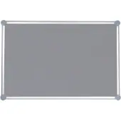 MAUL Pinnwandtafel 2000, Textil, grau, 900 x 1200 mm