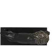 Goebel Deko-Objekt Studio 8 - Löwe, Biskuit-Porzellan, Schwarz, 27 cm, 30800151