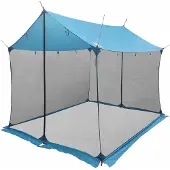 vidaXL Camping-Tarp mit Netzwänden 270 x 210 x 210 cm Blau