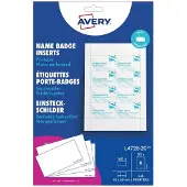 Avery Einsteckschilder